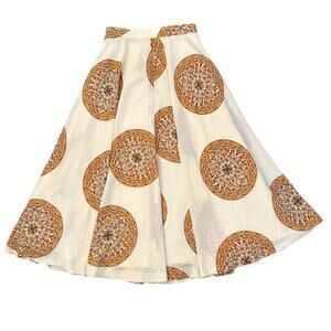 Joie Tokyo cream mandala medallion print maxi skirt